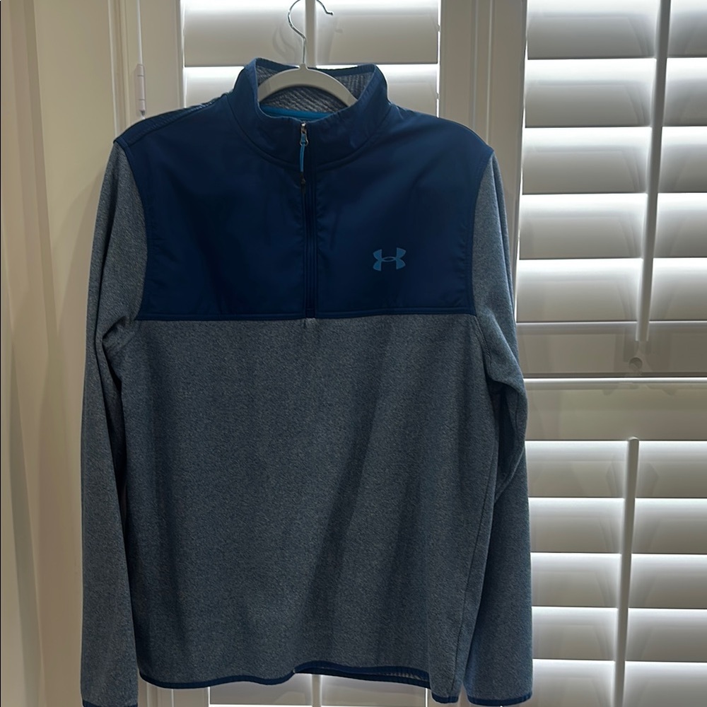 Under Armour Men's Blue and Gray Jacket